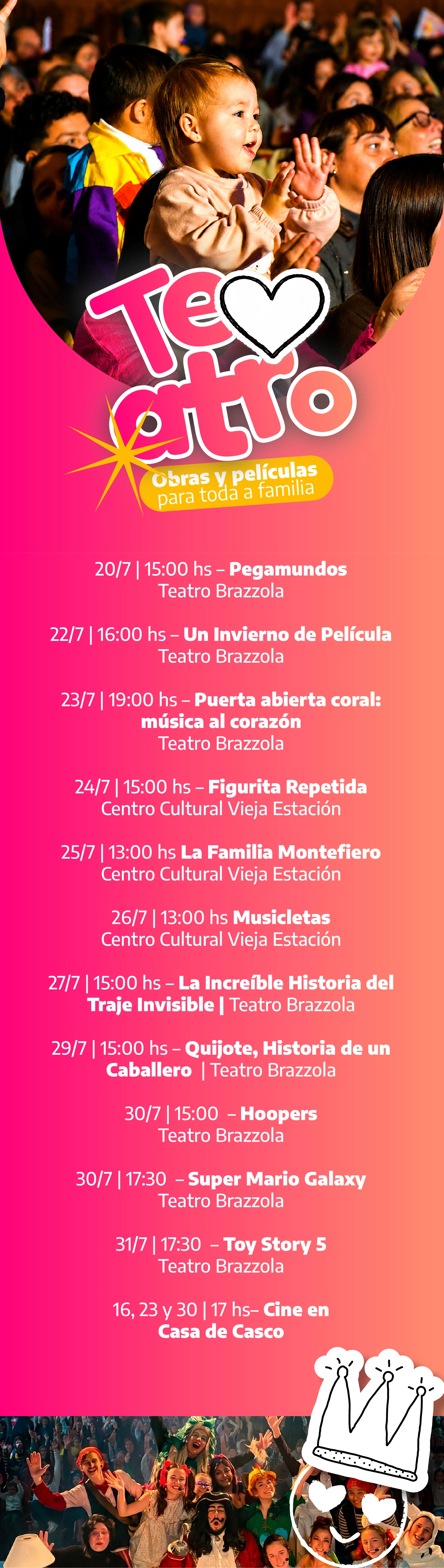 Teatro - Obras y películas para toda la familia